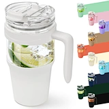 32 oz Glass Tumbler for large-capacity hydration